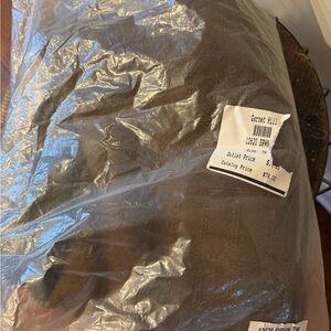 Garnet Hill Rich Brown Twin Blanket